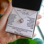 To My Beautiful Wife Love Knot Necklace