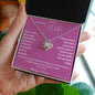 To My Beautiful Wife Love Knot Necklace