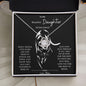 To My Beautiful Daughter Panther Love Knot Necklaces from MOM