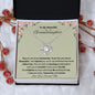 To My Beautiful Granddaughter Love Knot Necklace
