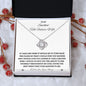 To My Smokin' Hot Future WIFE Love Knot Necklace