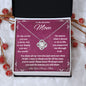 To My Beautiful MOM Love Knot Necklace