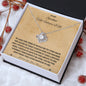 To My Smokin' Hot Future WIFE Love Knot Necklace