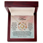 To My Beautiful MOM Love Knot Necklace From Daughter