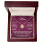To My Beautiful MOM Love Knot Necklace