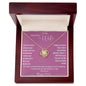 To My Beautiful Wife Love Knot Necklace