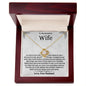 To My Beautiful Wife Love Knot Necklace
