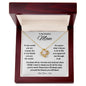 To My Beautiful MOM Love Knot Necklace