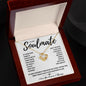 To My Soulmate Love Knot Necklace