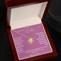 To My Beautiful Wife Love Knot Necklace