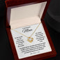 To My Beautiful MOM Love Knot Necklace
