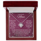 To My Beautiful MOM Love Knot Necklace
