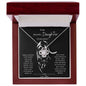 To My Beautiful Daughter Panther Love Knot Necklaces from MOM