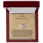 To My Smokin' Hot Future WIFE Love Knot Necklace