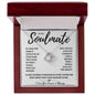 To My Soulmate Love Knot Necklace