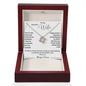 To My Beautiful Wife Love Knot Necklace
