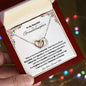 To My Beautiful Granddaughter Interlocking Hearts Necklace