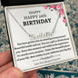 Happy 18th Birthday Custom Name Necklace