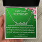 Happy 18th Birthday Custom Name Necklace