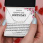 Happy 18th Birthday Custom Name Necklace