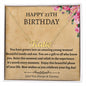 Happy 21th Birthday Custom Name Necklace