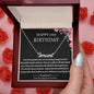 Happy 21th Birthday Custom Name Necklace