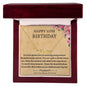 Happy 21th Birthday Custom Name Necklace
