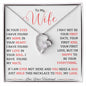 To My Wife Forever Love Necklace