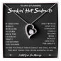 To My Stunning Smokin' Hot Soulmate Forever Love Necklace