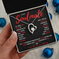To My Soulmate Forever Love Necklace