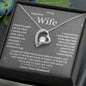To My Beautiful Wife Love Knot Necklace
