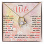 To My Wife Forever Love Necklace