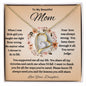 To My Beautiful MOM Forever Love Necklace