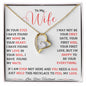 To My Wife Forever Love Necklace