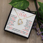 To My Wife Forever Love Necklace