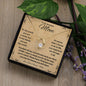 To My Beautiful MOM Forever Love Necklace