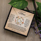 To My Beautiful MOM Forever Love Necklace