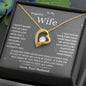 To My Beautiful Wife Love Knot Necklace