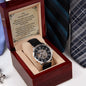 To My Amazing DAD from Son Men's Openwork Watch