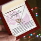 To My Daughters Love Knot Necklace Love You Always
