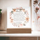 To The World Greatest "Mianya" Acrylic Plaque