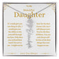 To My Beautiful Daughter Custom Name Necklace