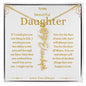 To My Beautiful Daughter Custom Name Necklace