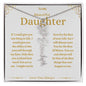 To My Beautiful Daughter Custom Name Necklace