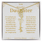To My Beautiful Daughter Custom Name Necklace