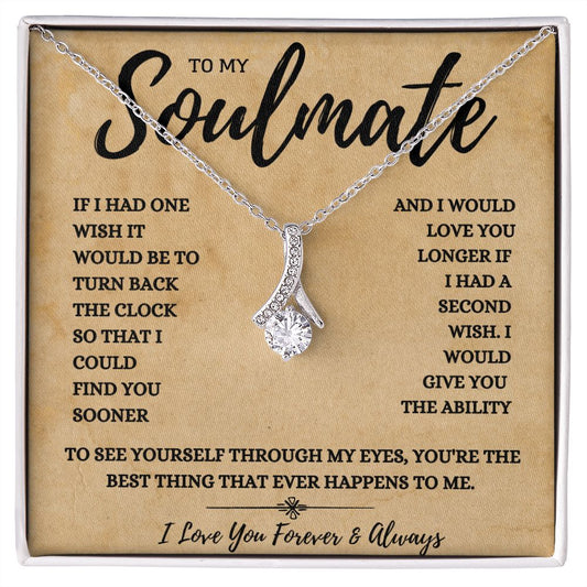 To My SoulMate Alluring Beauty Necklace