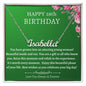 Happy 18th Birthday Custom Name Necklace