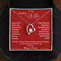 To My Beautiful Wife Forever Love Necklace