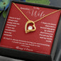 To My Beautiful Wife Forever Love Necklace